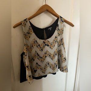 Floral blouse/tank Charlotte Russe